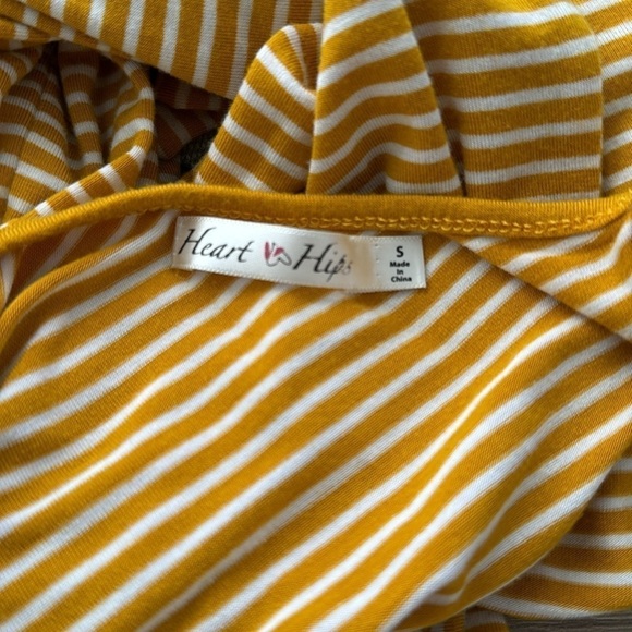 Heart & Hips Stripped Cut Out Maxi Dress | SIZE S - Picture 6 of 8